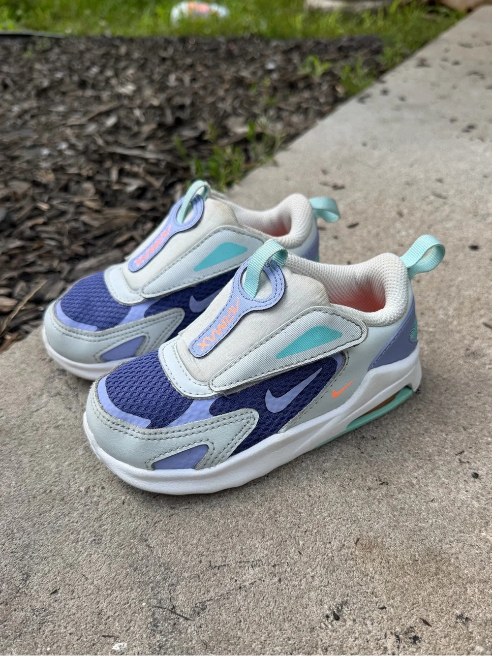 Nike Air Max Excee Toddler Shoes - Size: 8C (Purple Mint)
